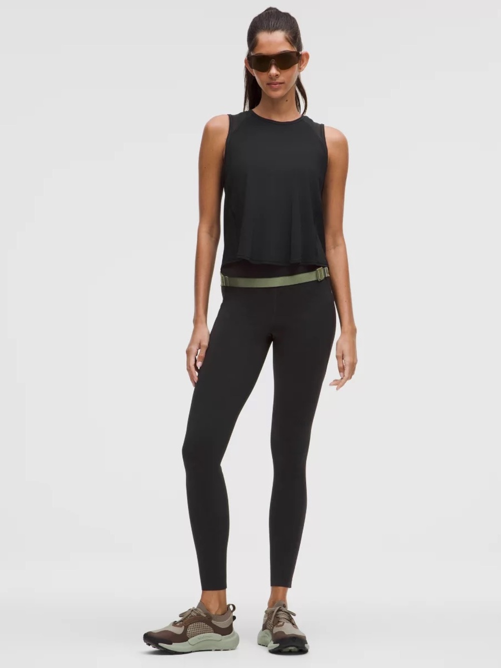 lululemon athletica Black High-Rise Leggings Fast & Free 28” inseam pockets Sz 8